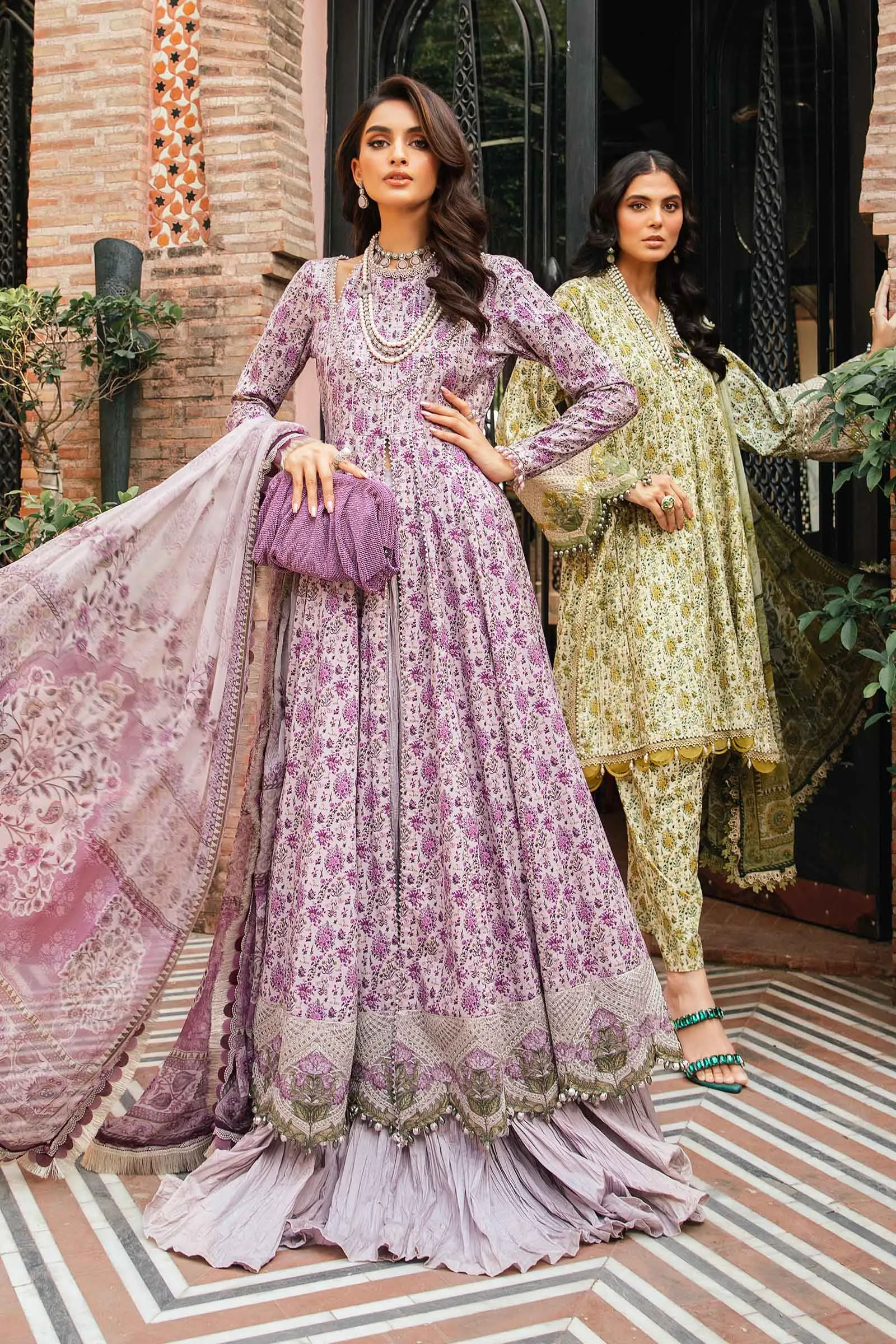 3 Piece Unstitched Printed Suit | MPT-2207-B