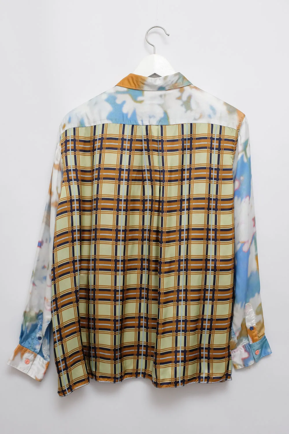 ACNE STUDIOS PURE VISCOSE SATIN MULTIPRINT SHIRT