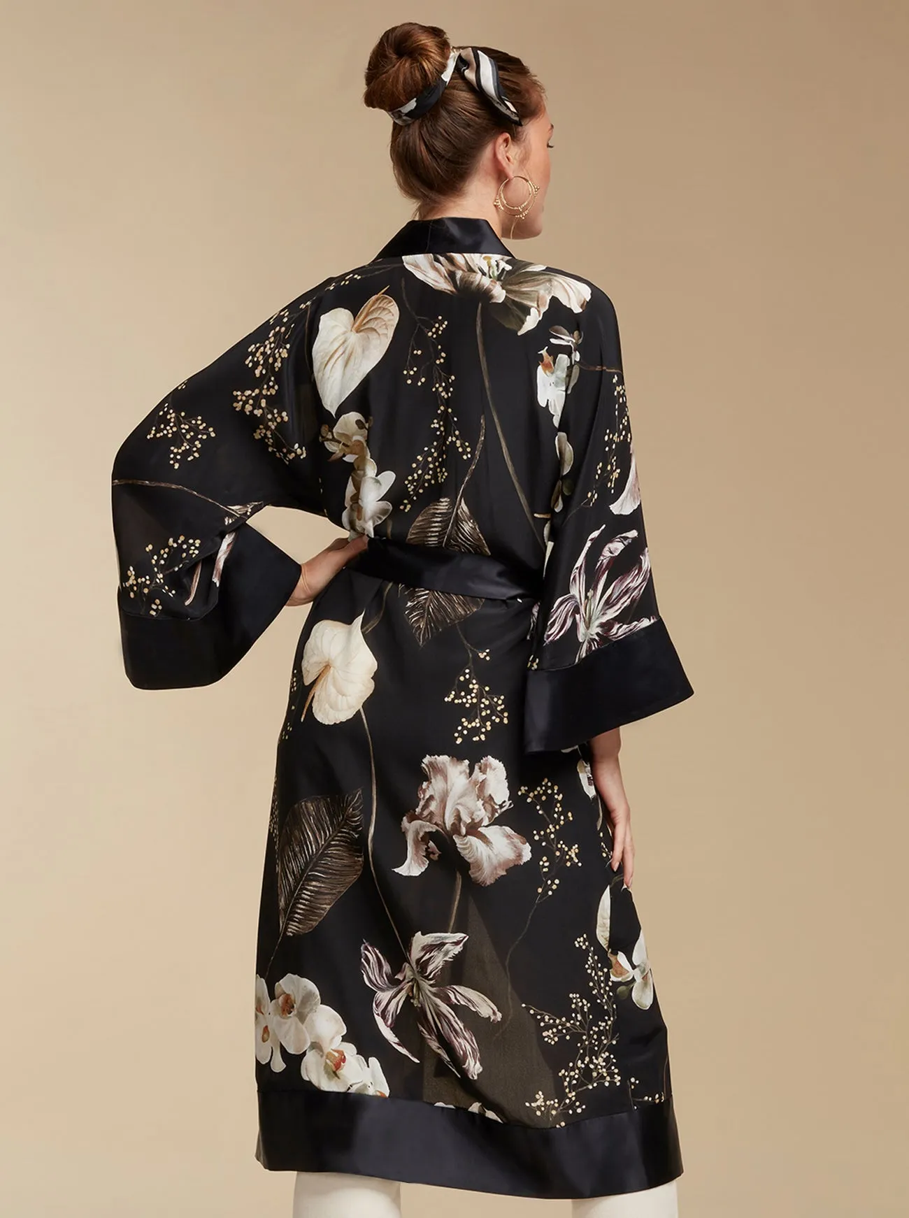 Alison Silk Kimono Robe