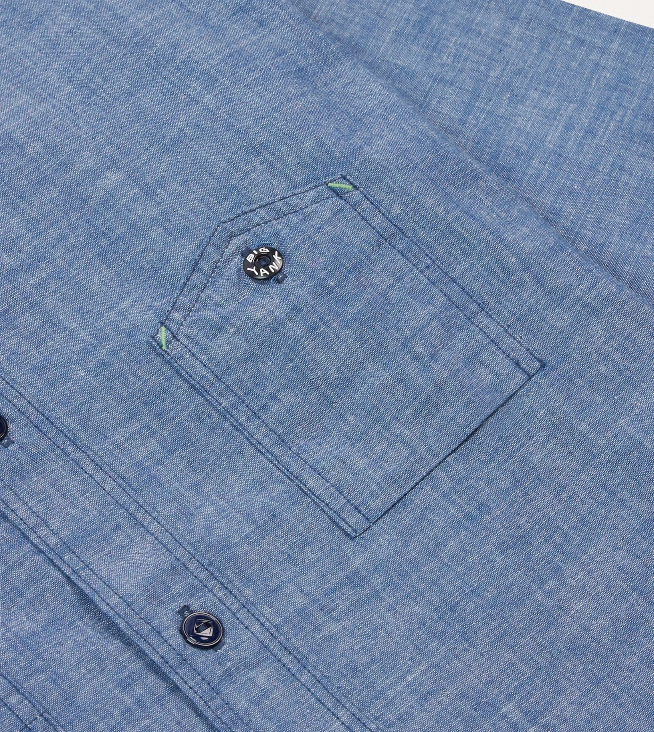 Big Yank '1942' Indigo Chambray Shirt