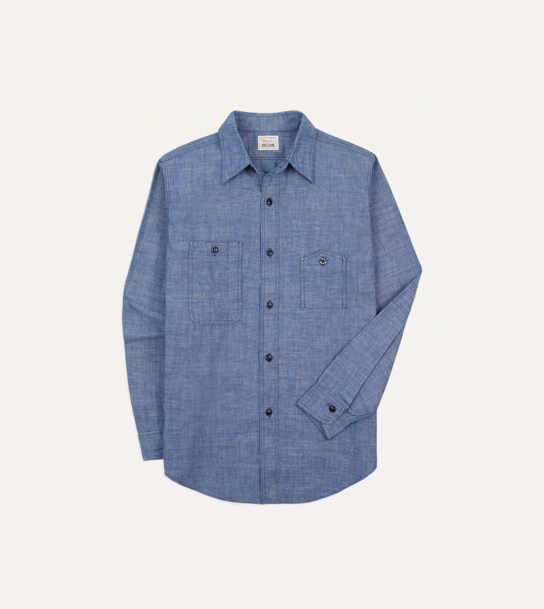 Big Yank '1942' Indigo Chambray Shirt