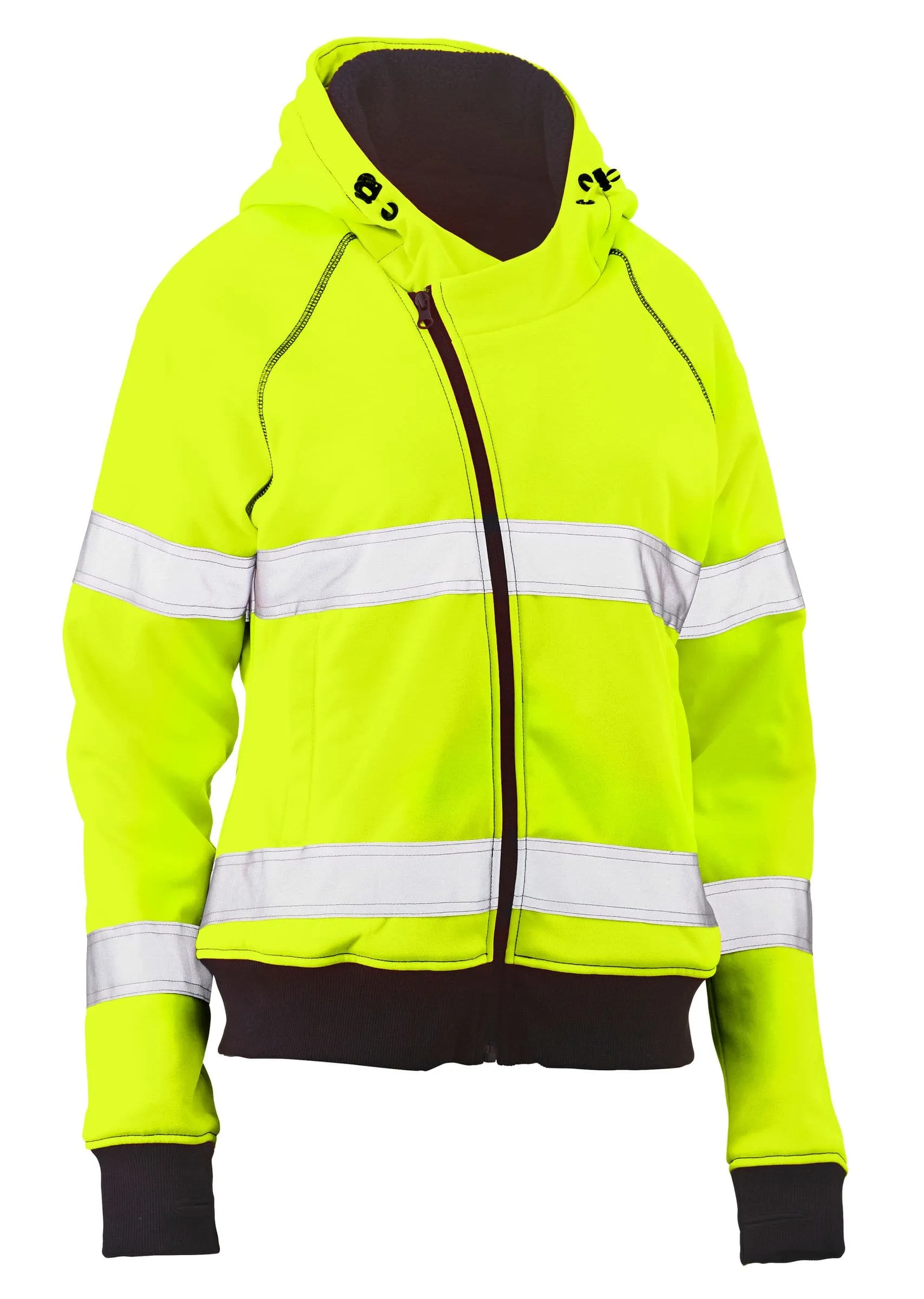 Bisley Women's Taped Hi Vis Fleece Hoodie (BKL6819T)