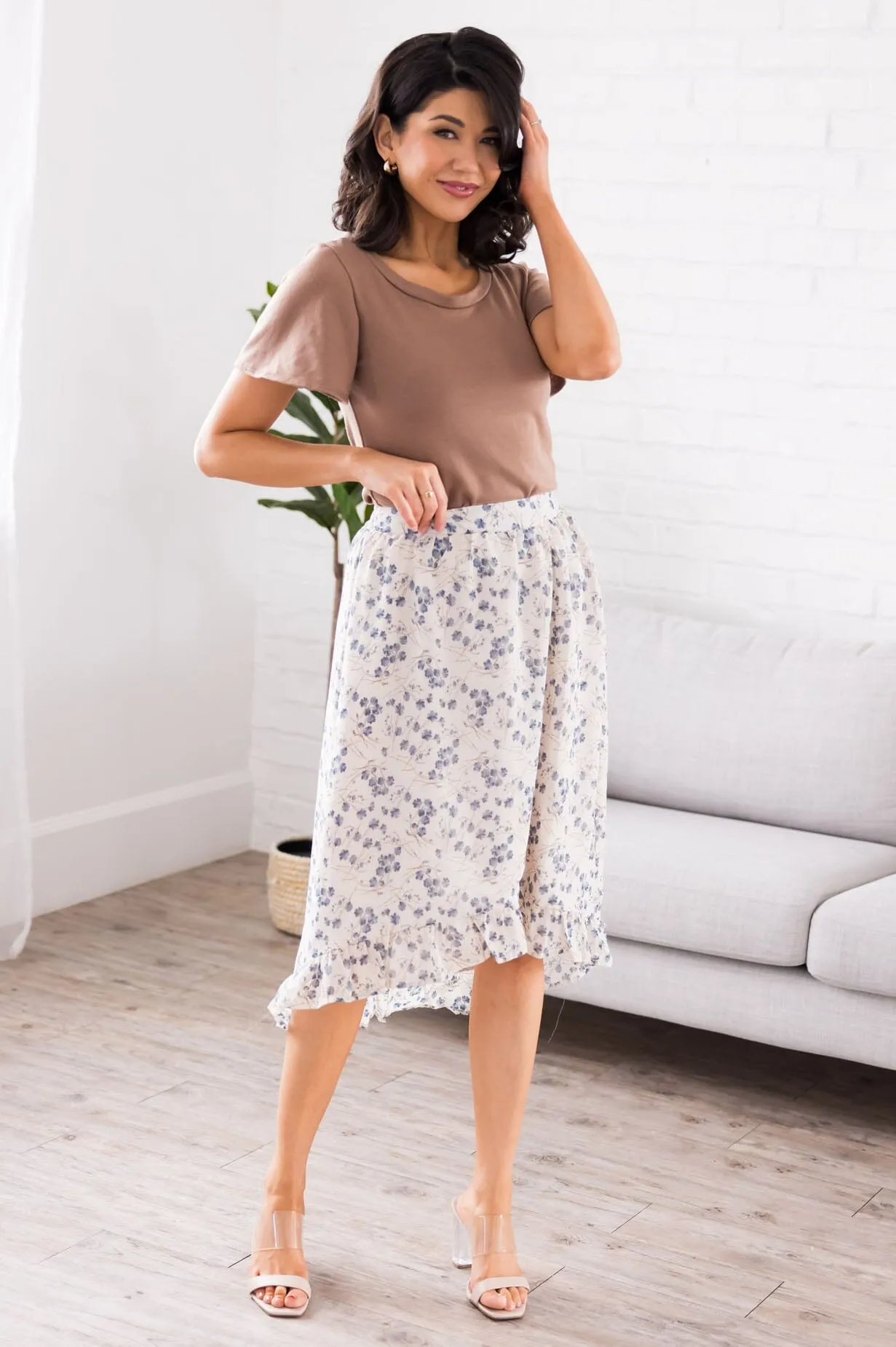 Blooming Into You High-Low Skirt