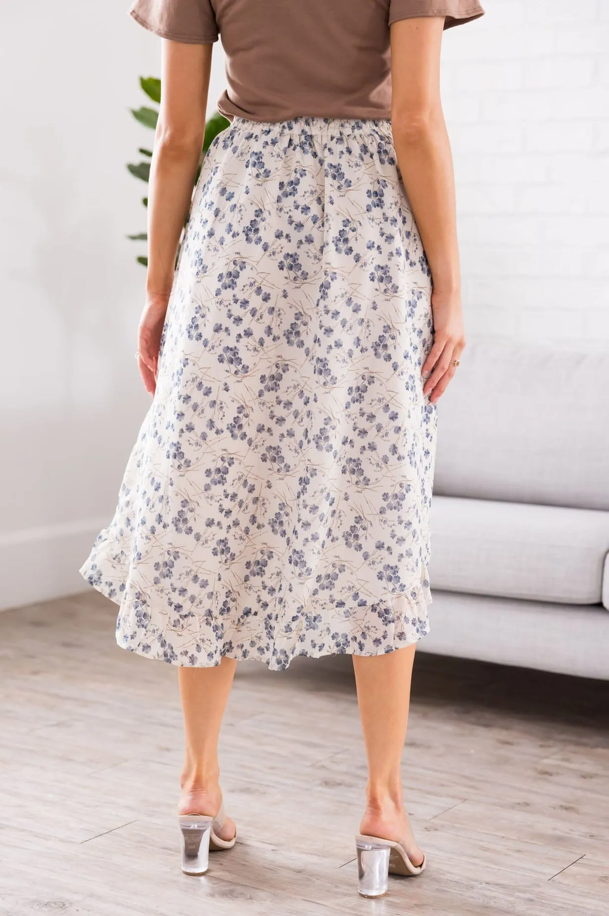 Blooming Into You High-Low Skirt