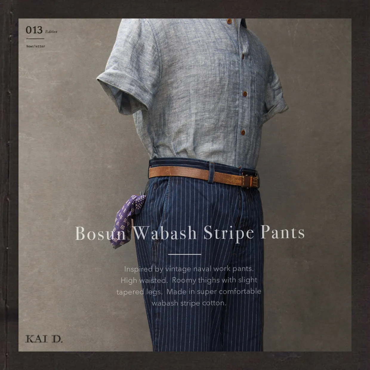 Bosun Pants - Wabash Stripe - 30, 32, 36