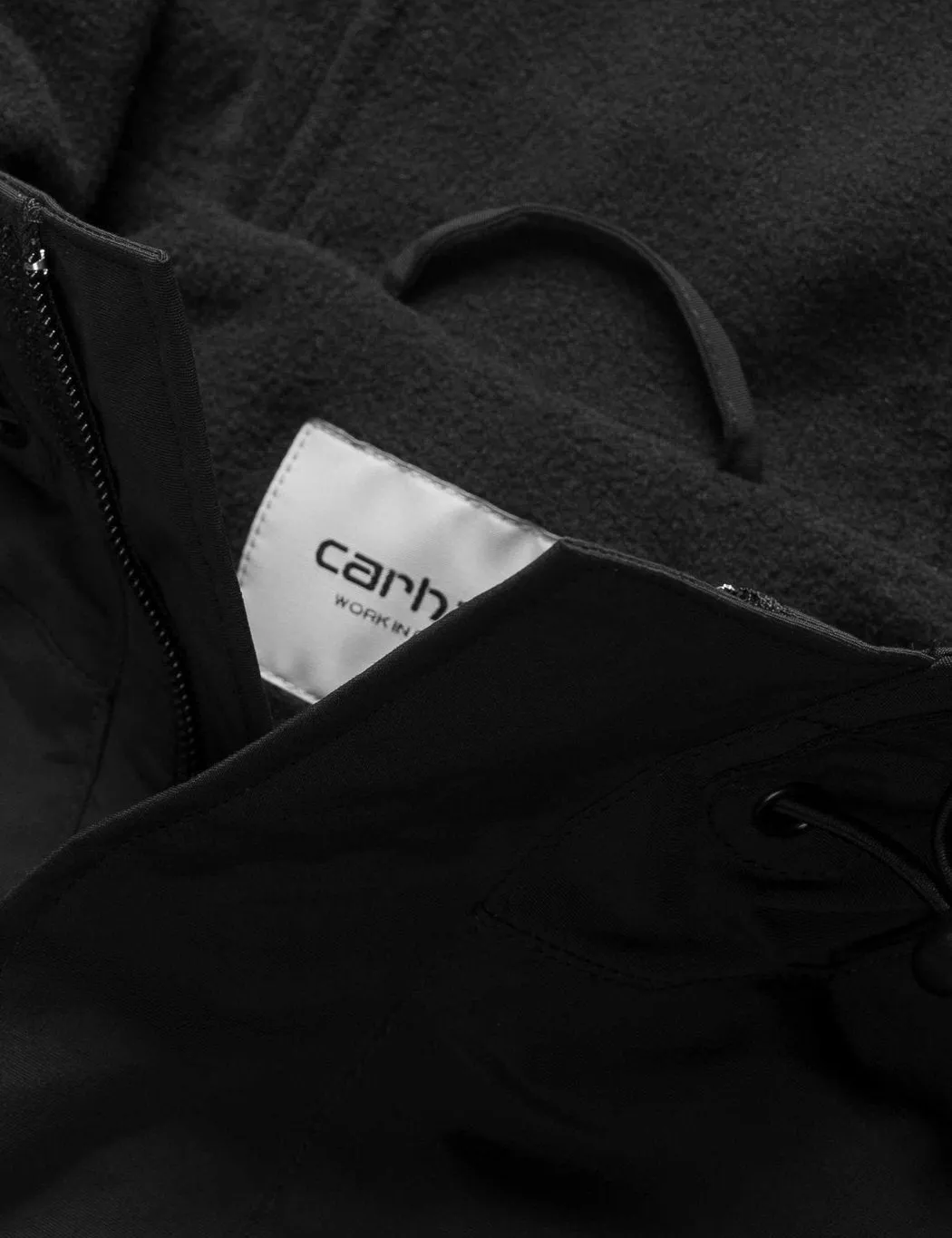 Carhartt-WIP Nimbus Jacket Half-Zip (Fleece Lined) - Black