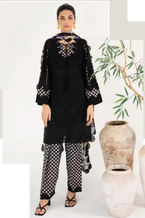 Charizma - CM 06 Monochrome Embroidered Lawn Collection Vol 1