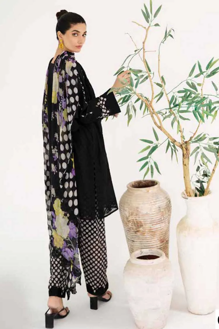 Charizma - CM 06 Monochrome Embroidered Lawn Collection Vol 1