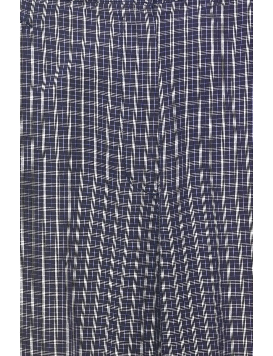 Checked Printed Trousers - W34 L26