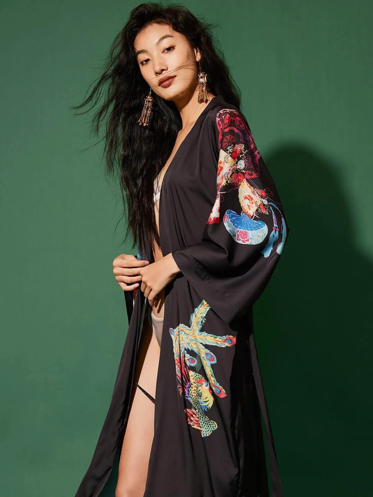 Dragon Phoenix Kimono Robe