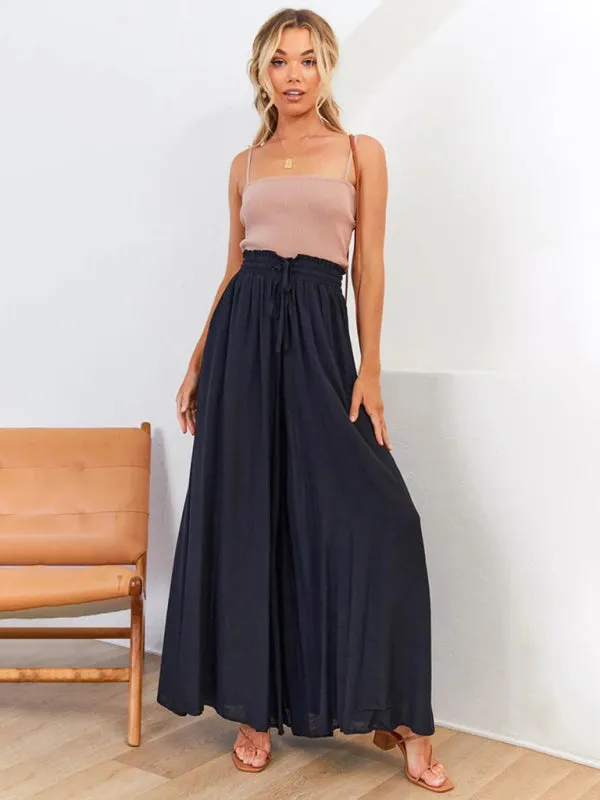 High Waisted Wide Leg Pants