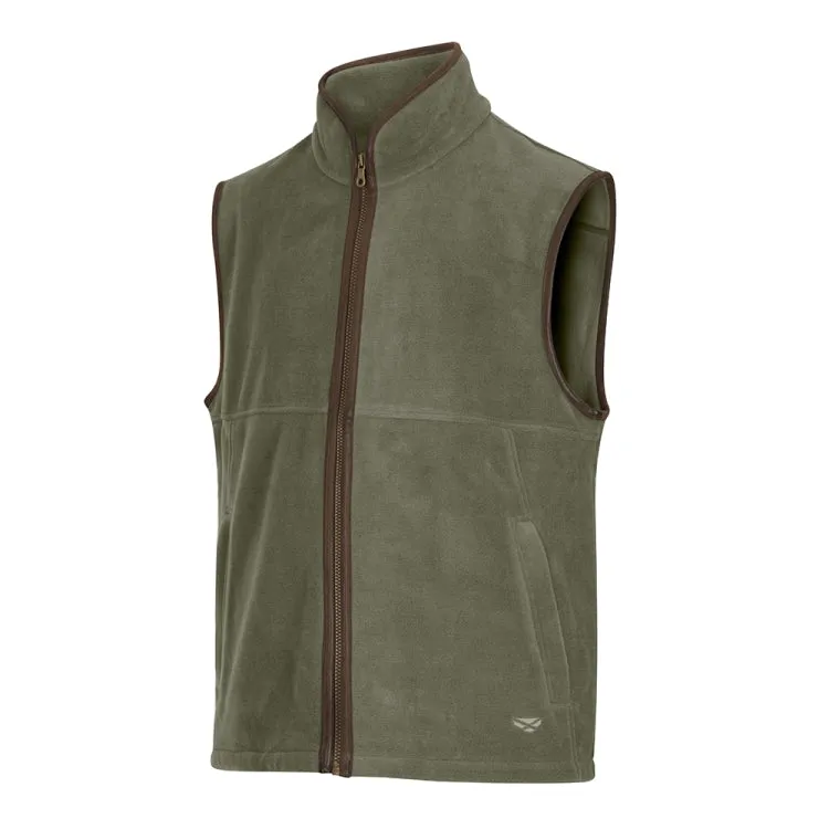 Hoggs of Fife Stenton Technical Fleece Gilet - Lovat