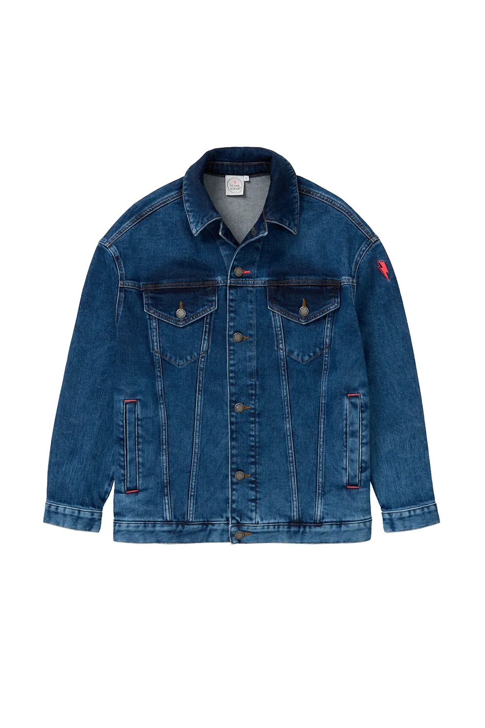 Indigo Wash Oversized Denim Jacket