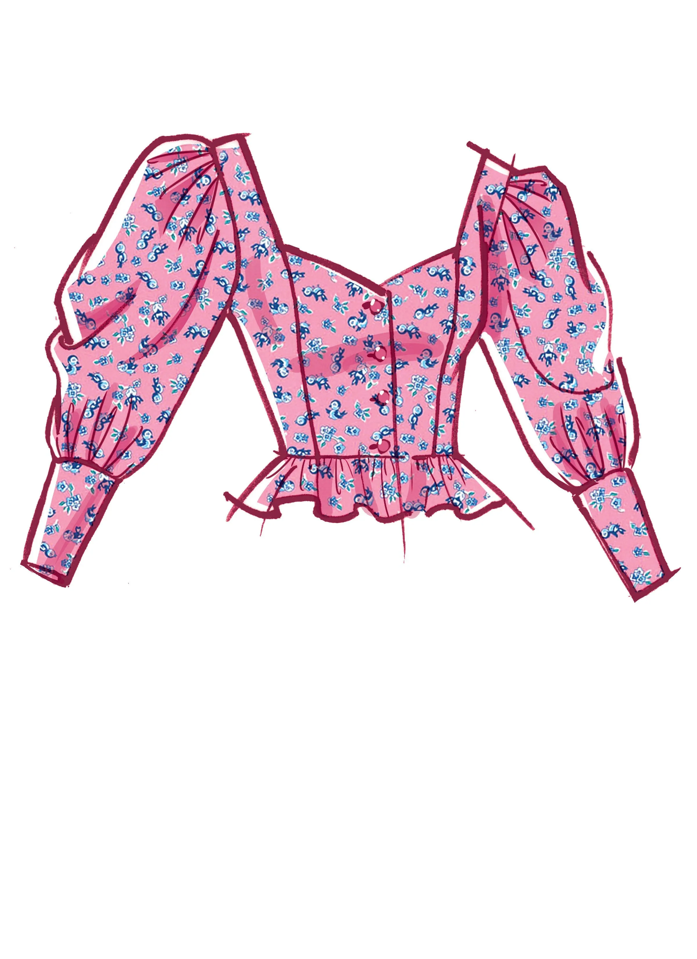 McCall's Pattern M8181 Misses' Tops