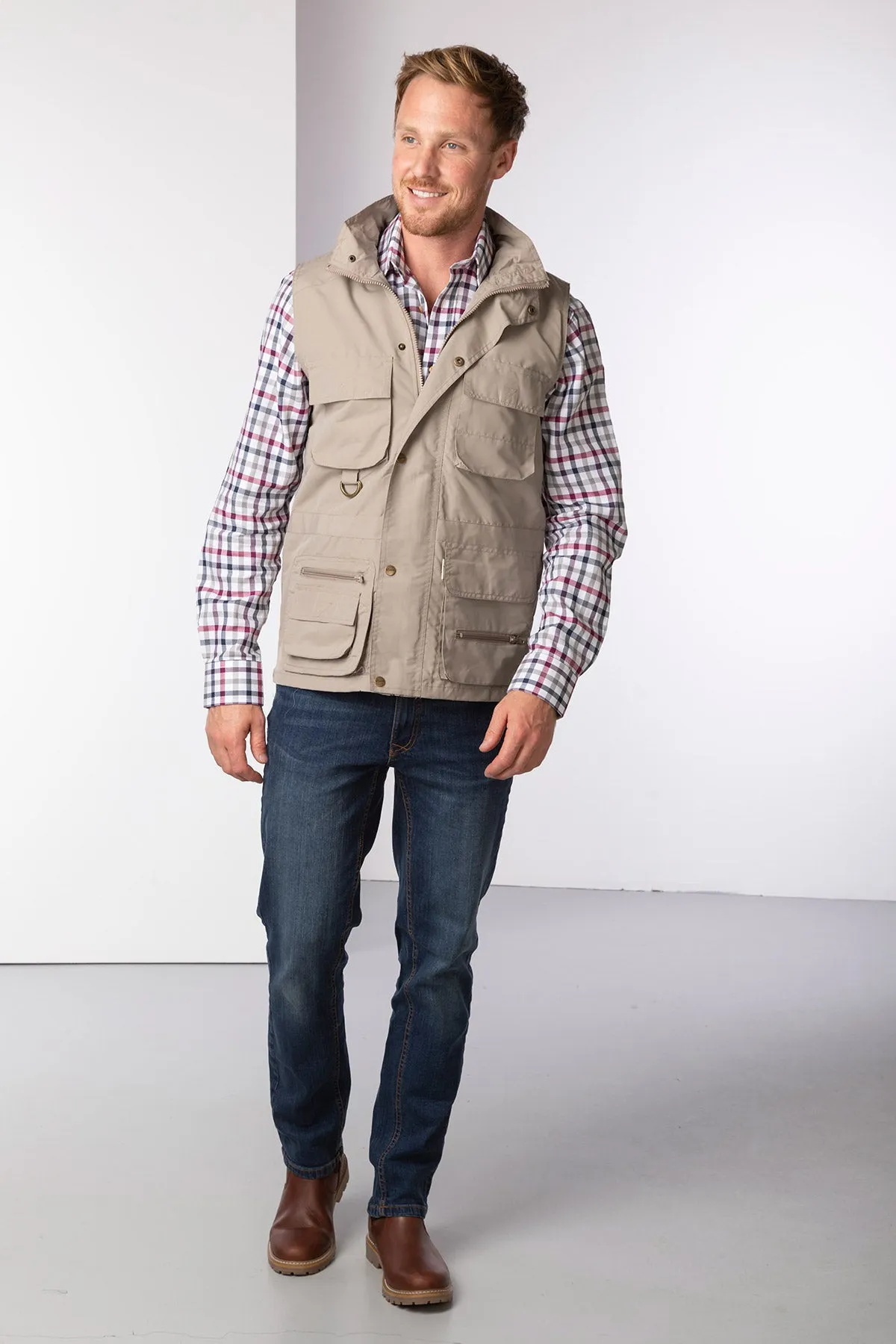 Men's Multi-Pocket Utility Vest - Skipton