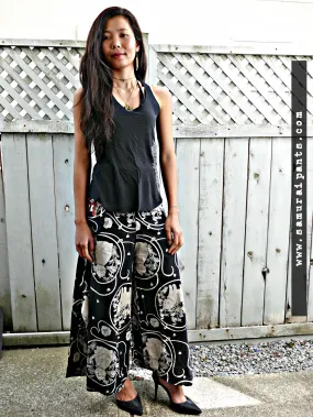 Neko Cat (BLACK NAKA) Wide Leg Pants