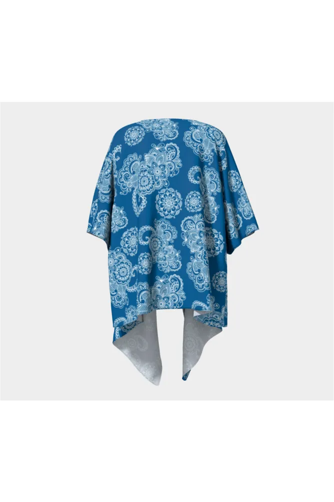 Paisley Palace Draped Kimono