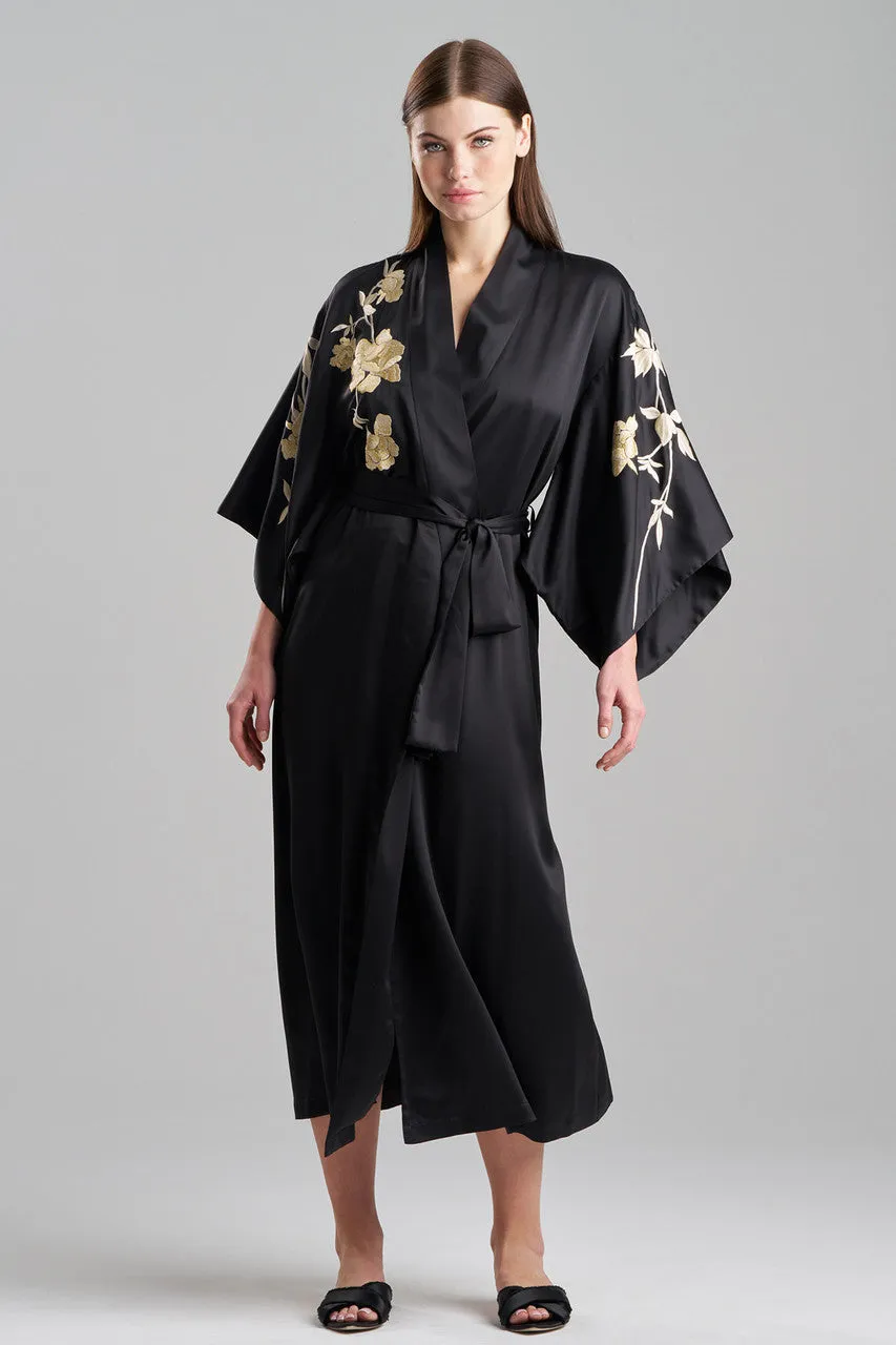 Peony Blossom Embroidery Robe