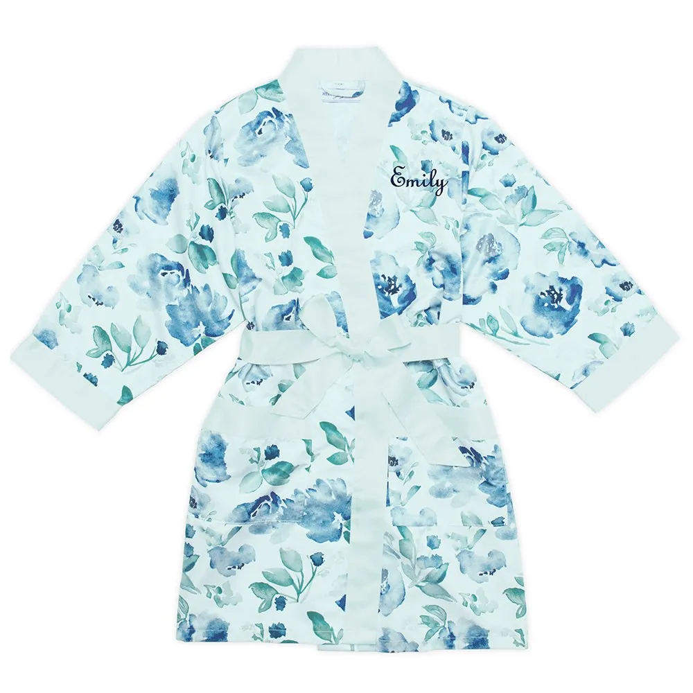 Personalized Silky Kimono Bridesmaids Robes