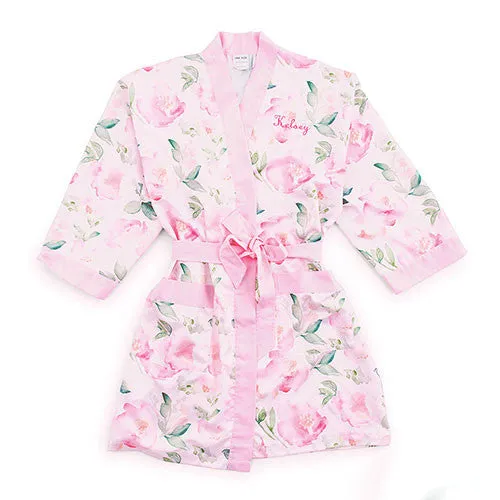 Personalized Silky Kimono Bridesmaids Robes