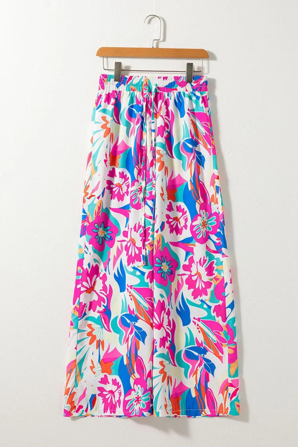 Printed Wide Leg Pants