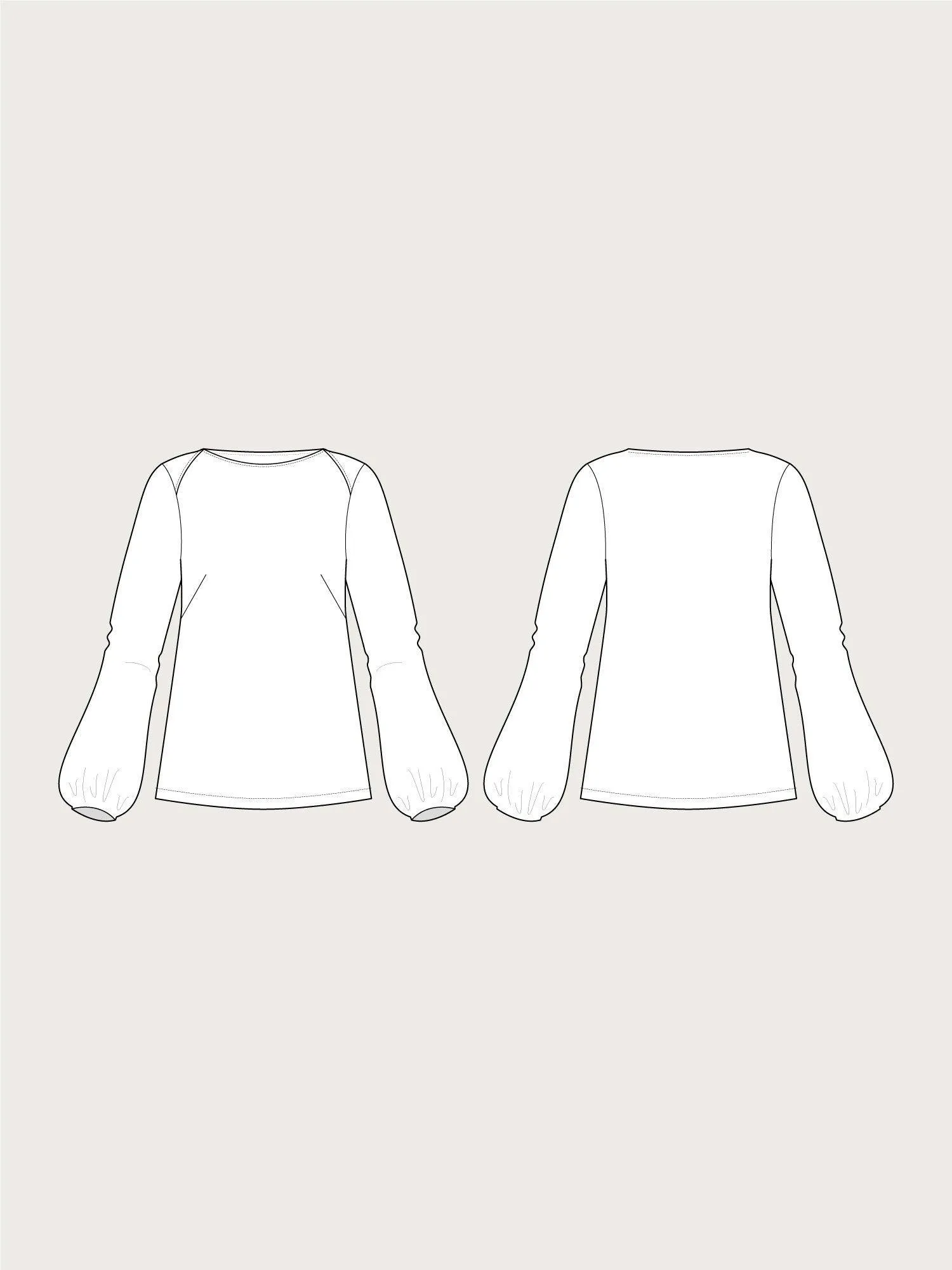 PUFF SHIRT PATTERN