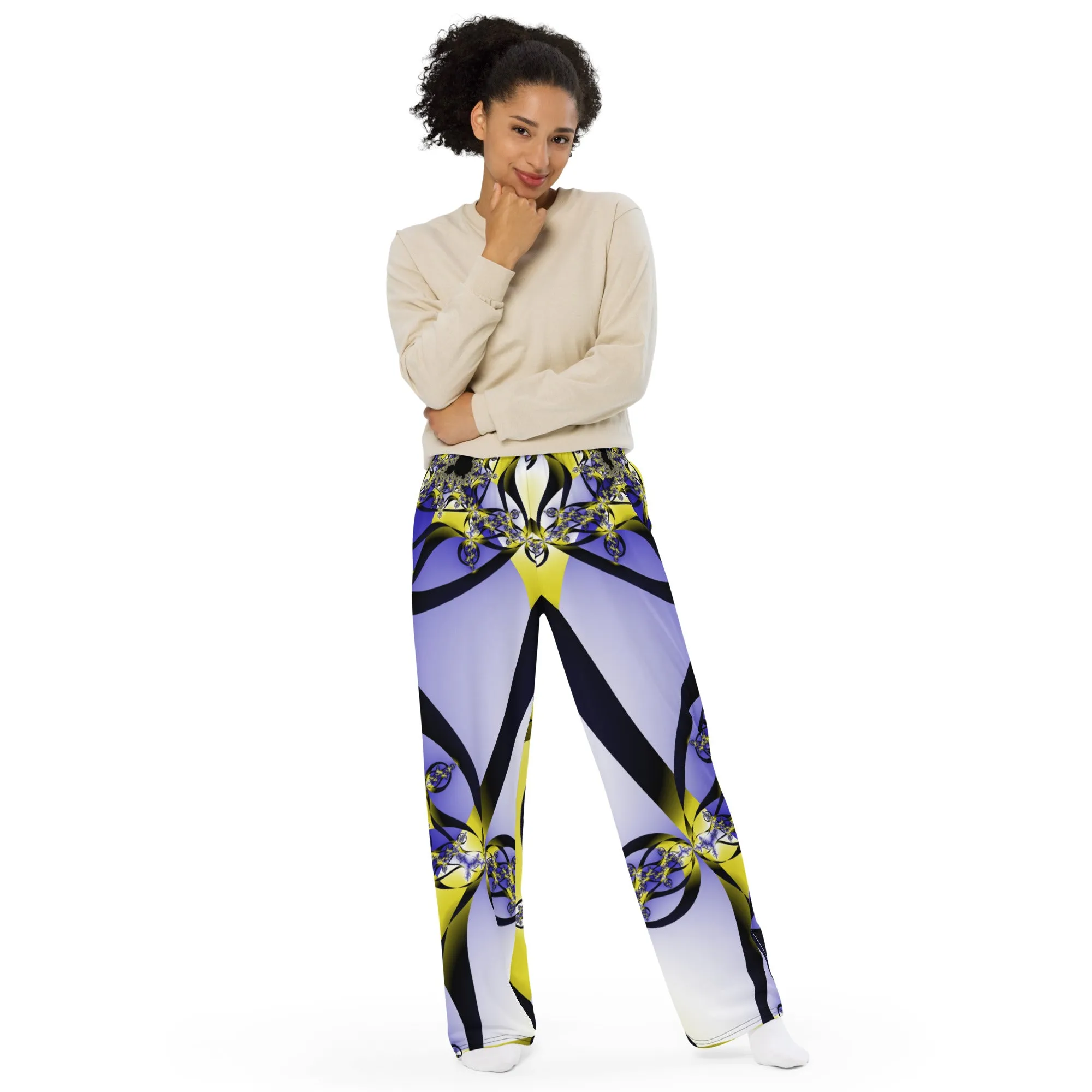 "Citrine Migration" Collection - Designer Unisex Wide Leg Pants