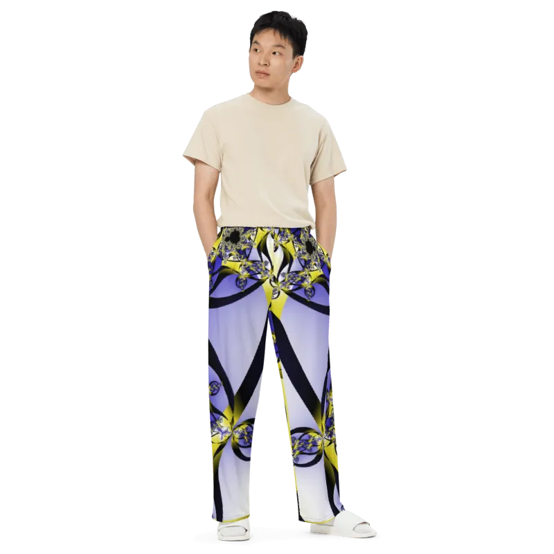 "Citrine Migration" Collection - Designer Unisex Wide Leg Pants