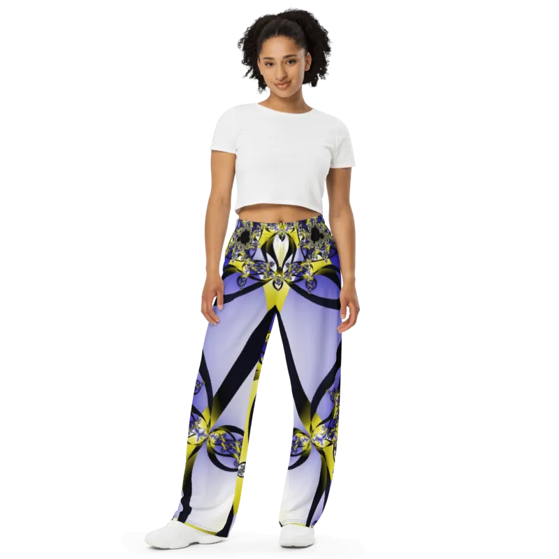 "Citrine Migration" Collection - Designer Unisex Wide Leg Pants