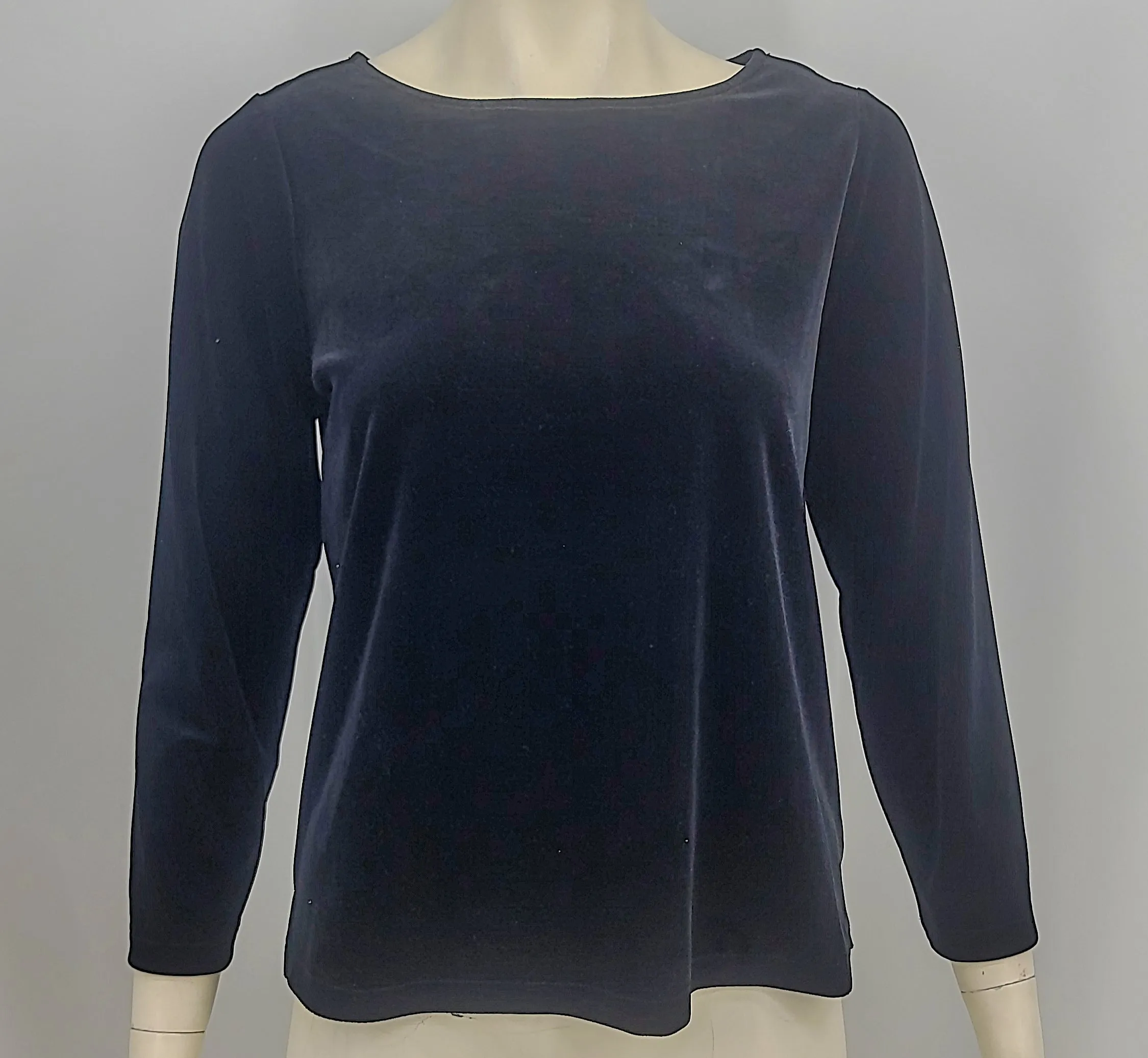 Rachel Zoe 3/4 Sleeve Velvet Blouse , Size Small