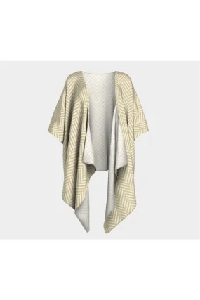 Sweet Corn & Soybean Draped Kimono