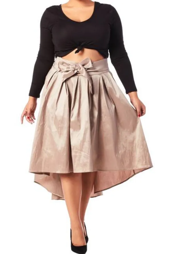 Taffeta skirt