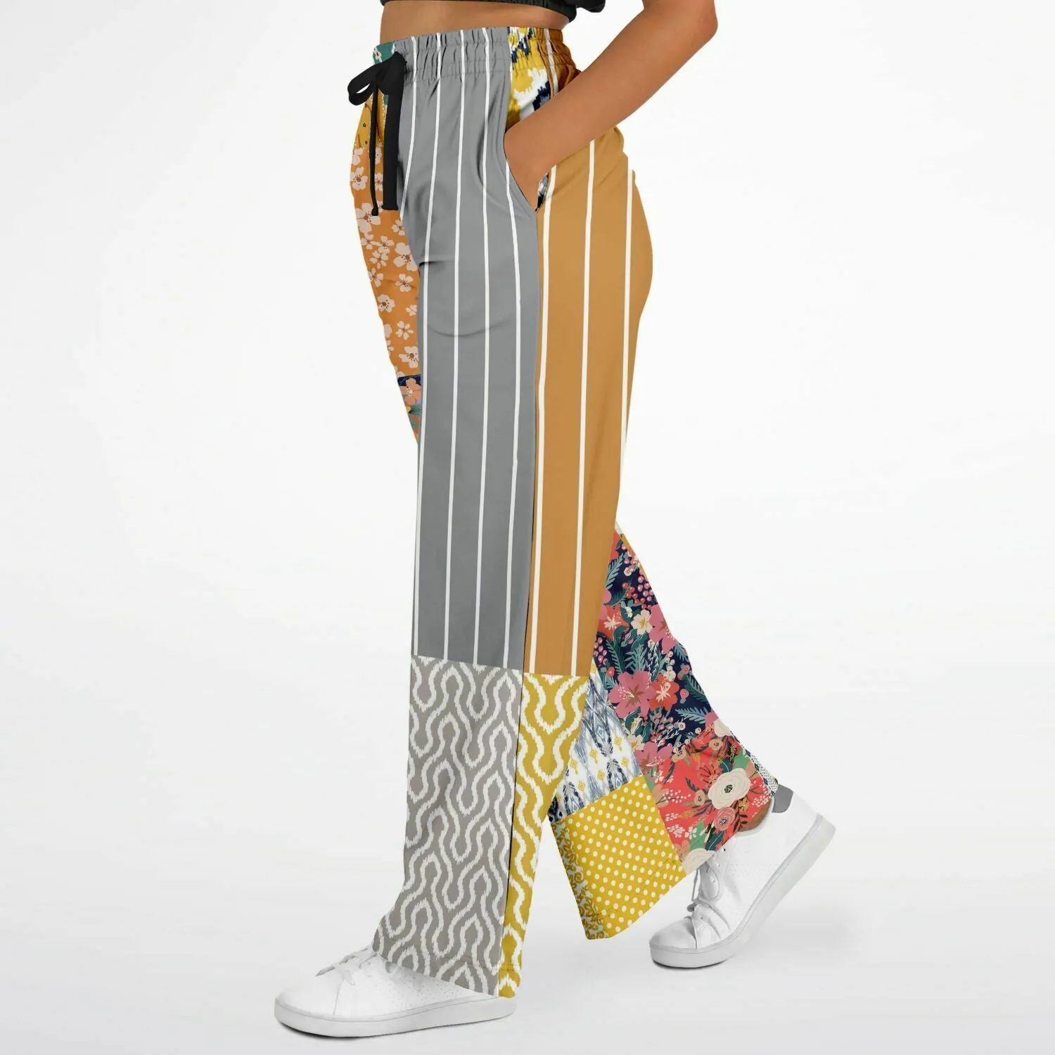 Tallulah Bankhead Sin City Eco-Poly Wide Leg Pants