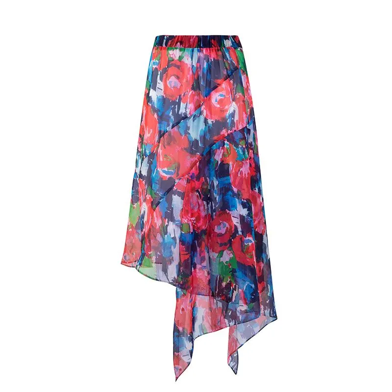 The Poppy High Low Midi Skirt