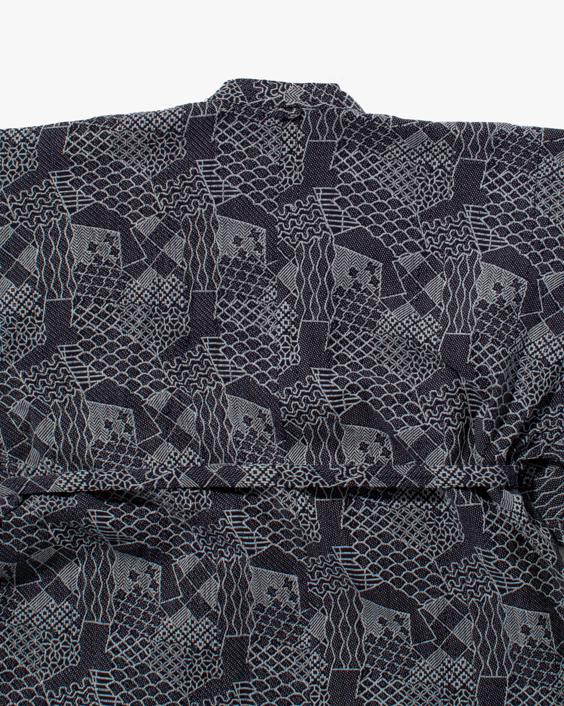 Wa-Modern Haori Robe, Jacquard Weave