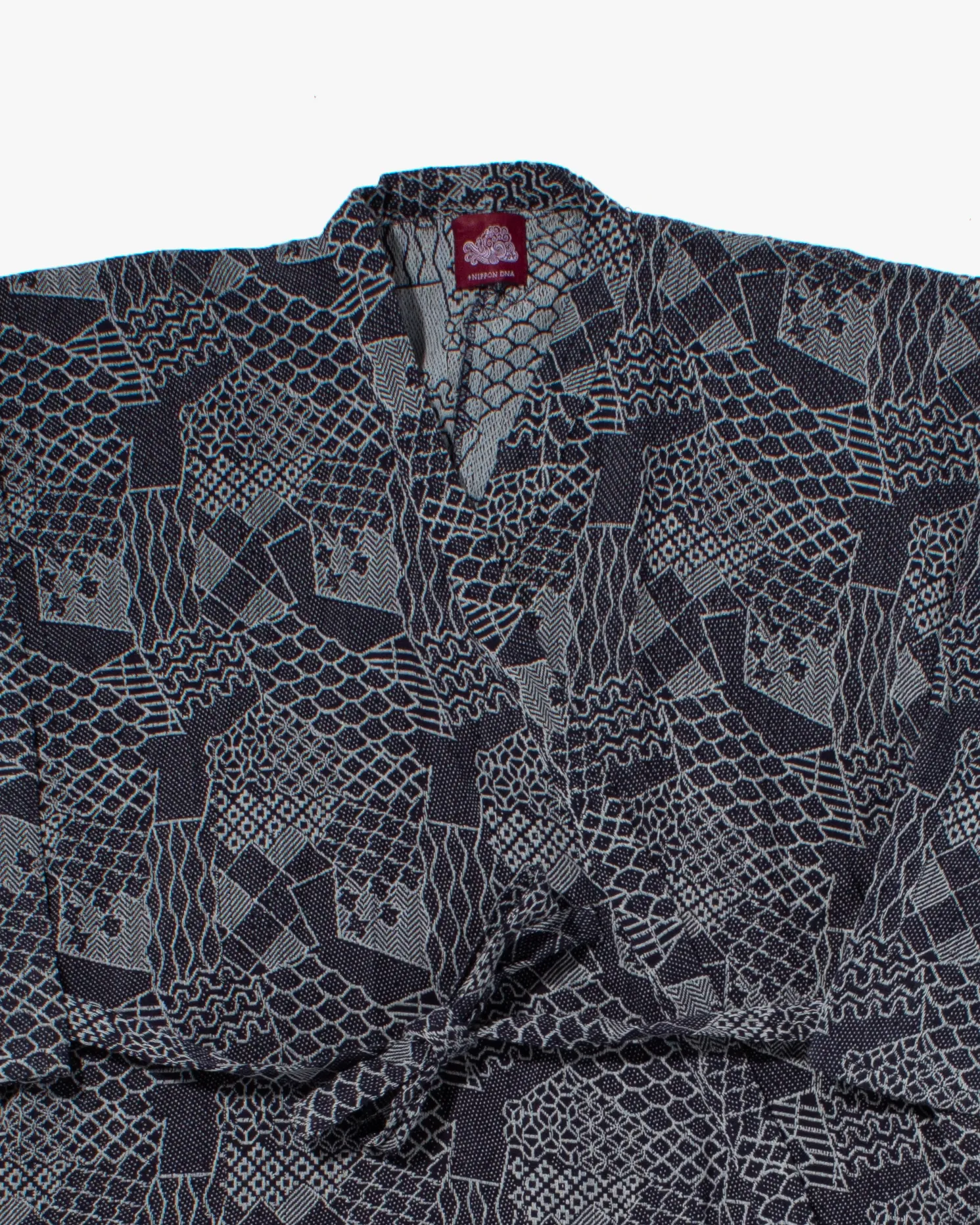 Wa-Modern Haori Robe, Jacquard Weave