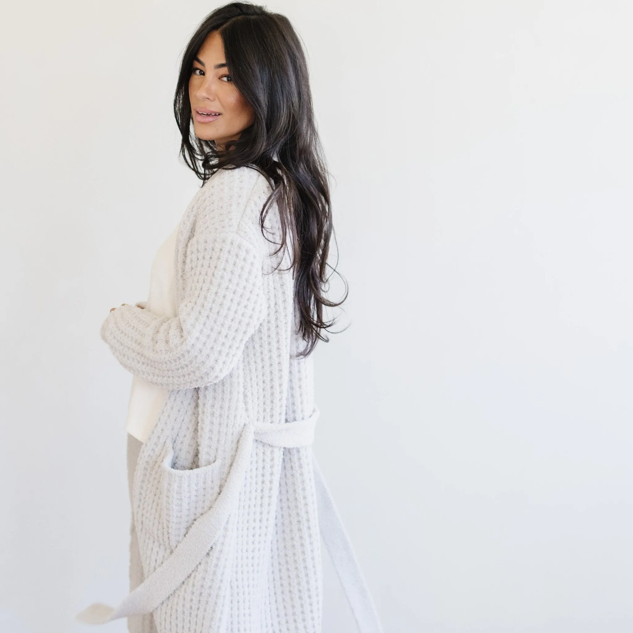 WAFFLE KNIT ROBES