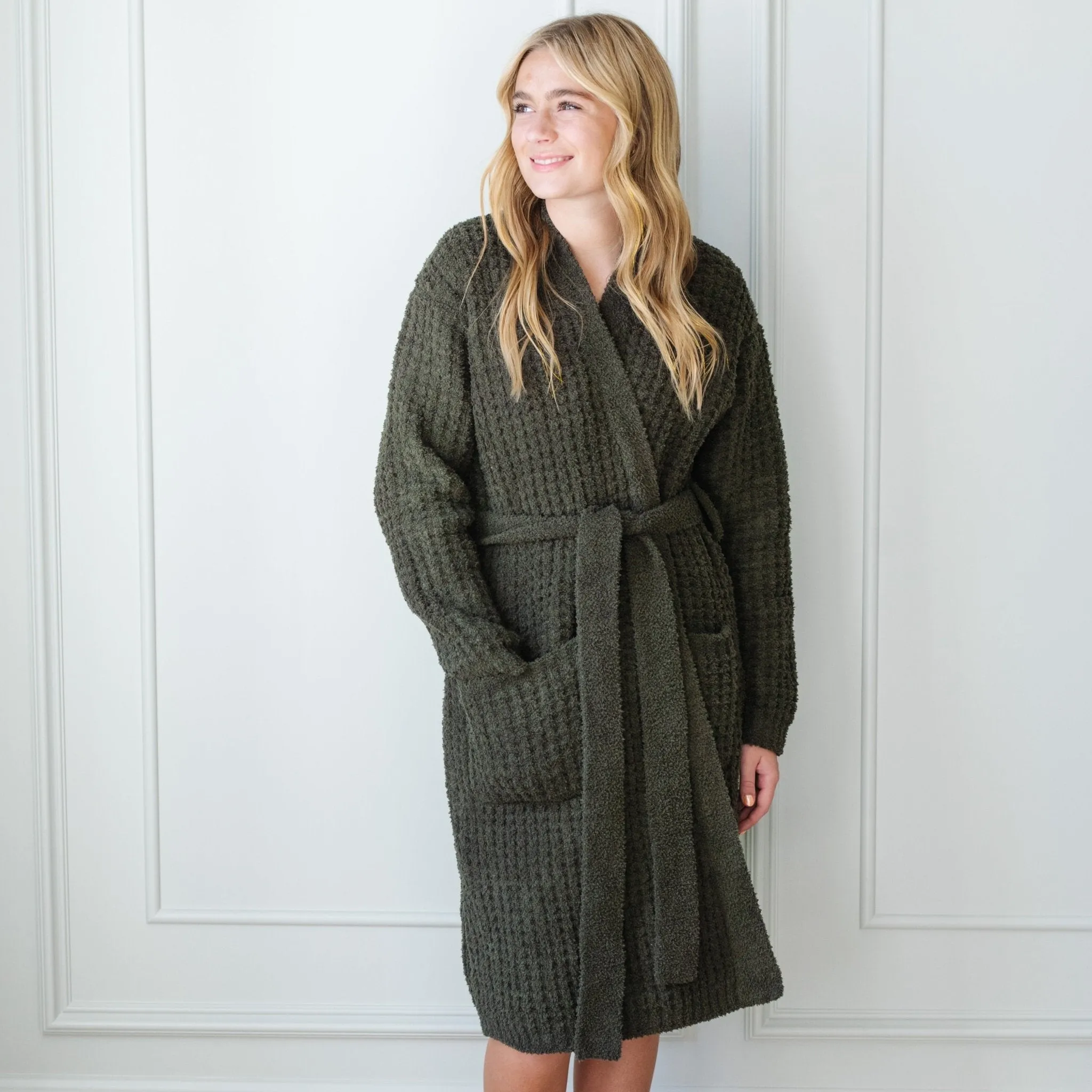 WAFFLE KNIT ROBES