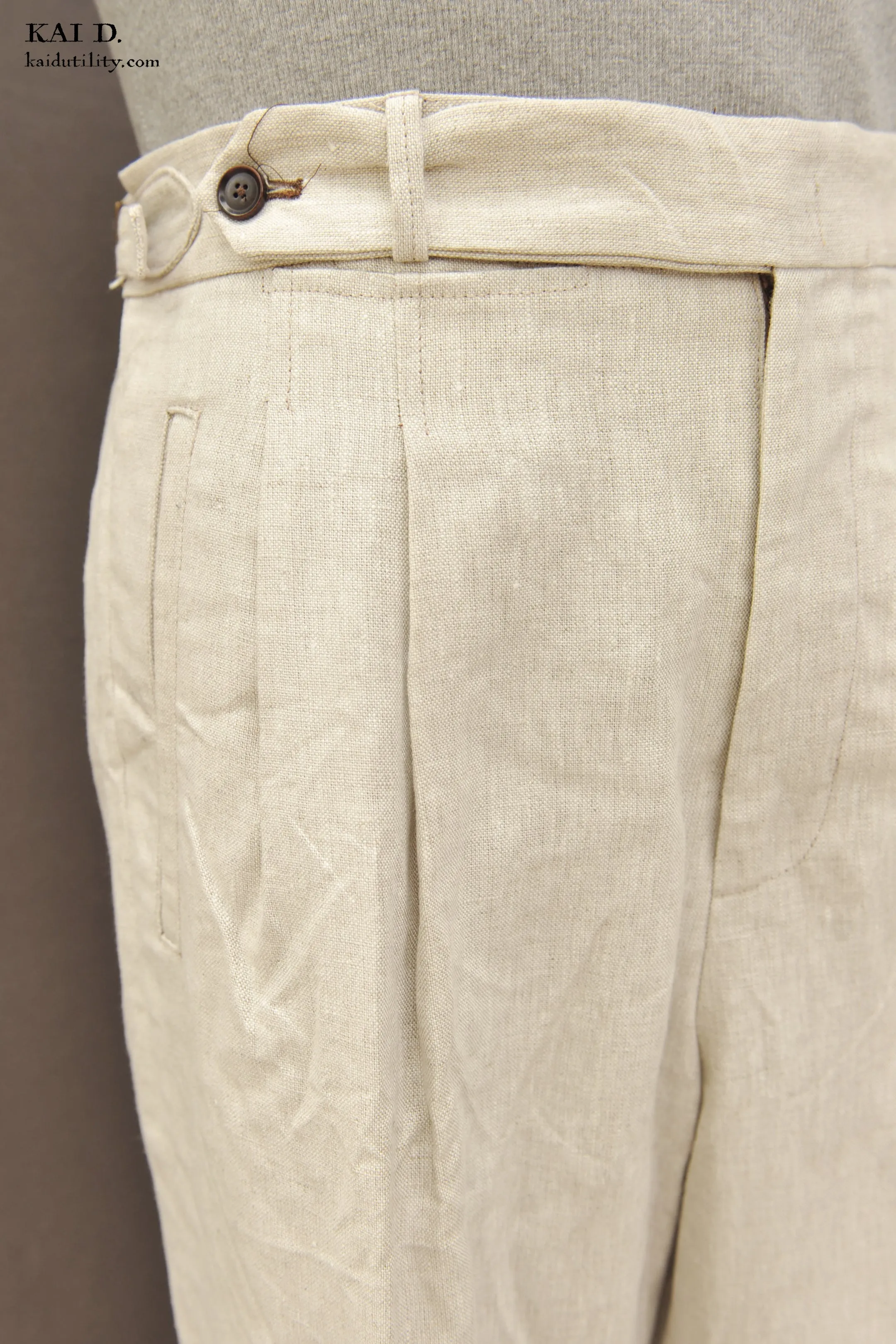 Wide Leg Matisse Pants - Oatmeal - 30