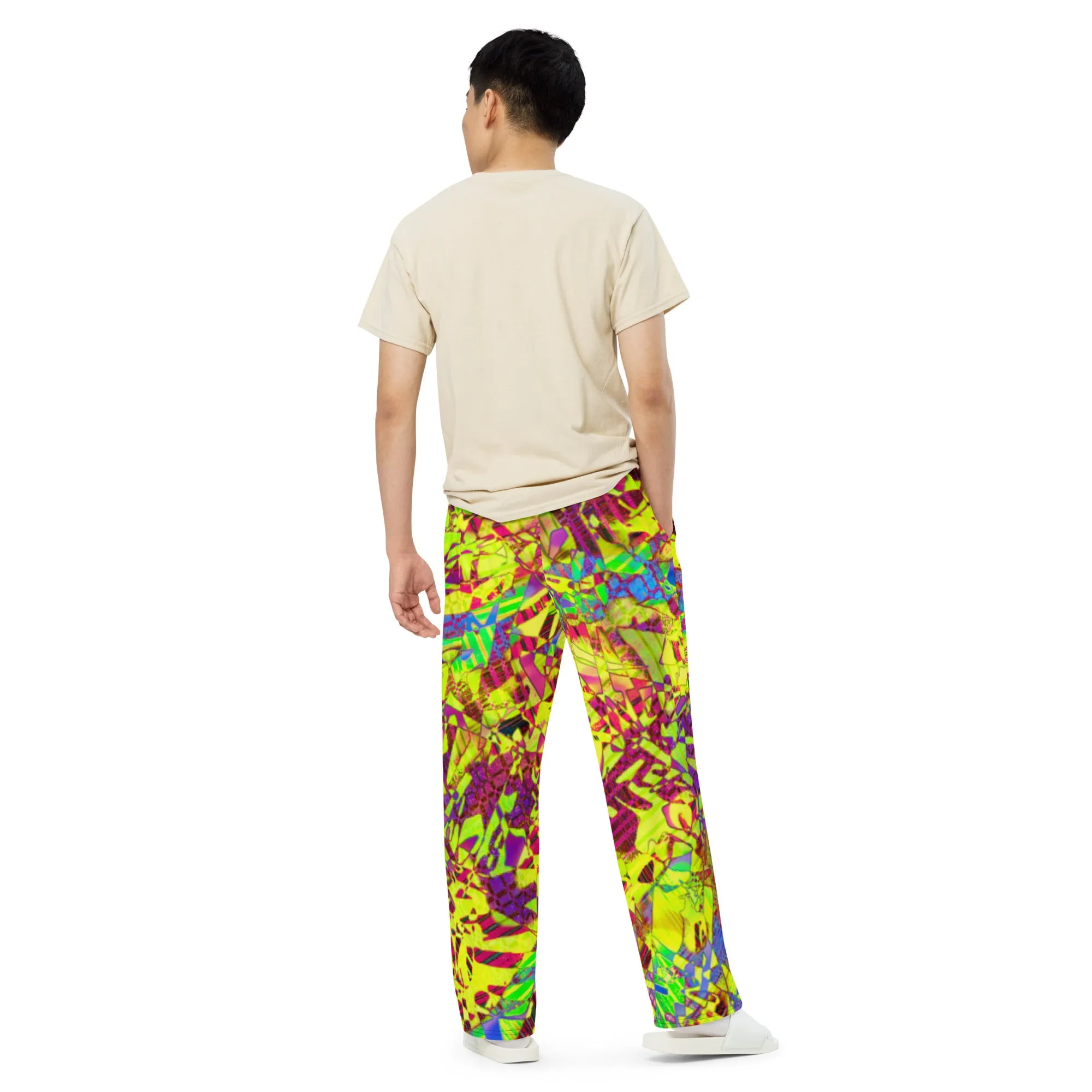 Yum All-over print unisex wide-leg pants